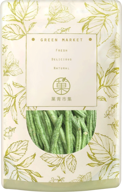 Green Market 菓青市集 敏豆脆條, 120g, 1包