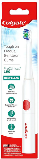Colgate 高露潔 3D音波極淨電動牙刷, ProClinical 150, 白色, 1支