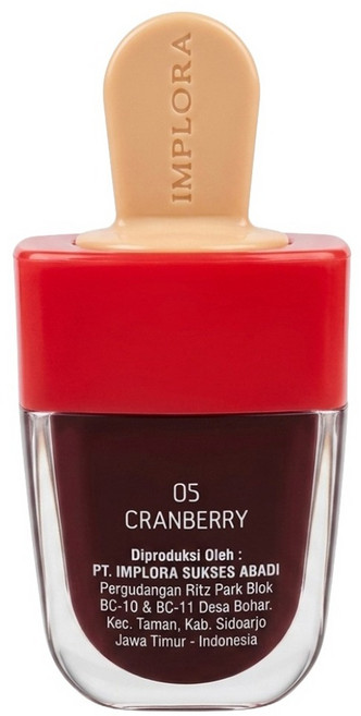 峇里島 Implora 唇釉, 05 Cranberry, 1支