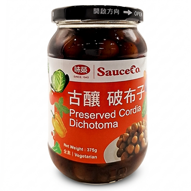 味榮 古釀破布子 純素, 375g, 1罐