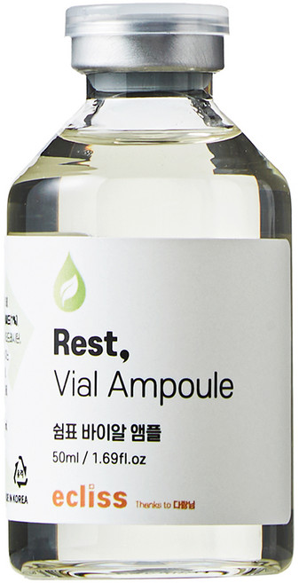 ecliss Shyamka 玻尿酸安瓶內層保濕安瓶, 50ml, 1個