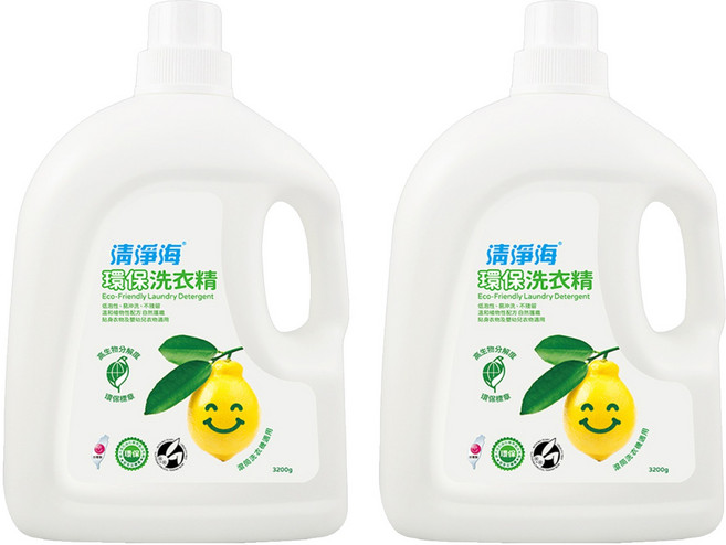 清淨海 環保洗衣精, 3.2kg, 2桶