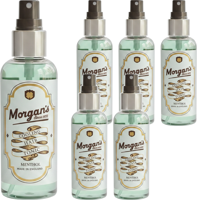 Morgan's Pomade 摩根氏 頭皮調理水 涼感, 100ml, 6瓶