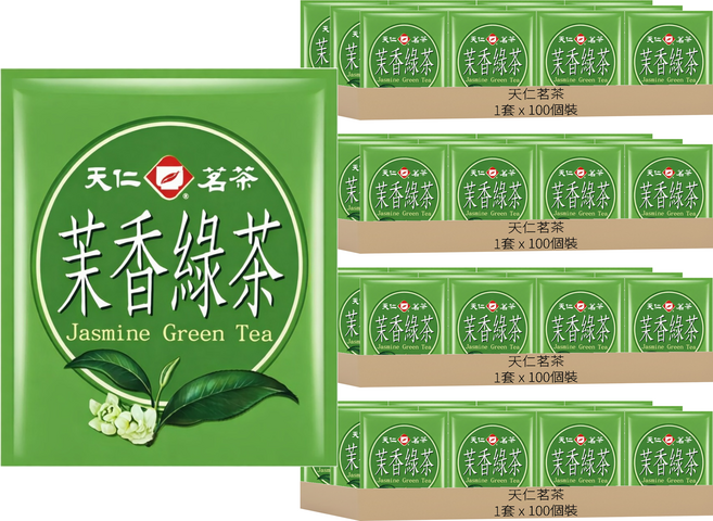 天仁茗茶 茉香綠茶, 2g, 4套, 100個裝
