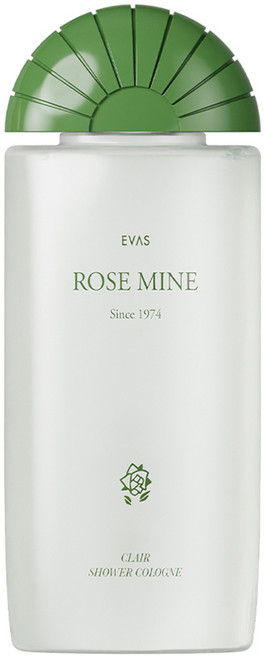 EVAS Rosemine Claire 沐浴古龍水 露珠玫瑰香, 185ml, 1個