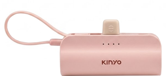 Kinyo 新款口袋充 Type-C, KPB-2301, 粉色
