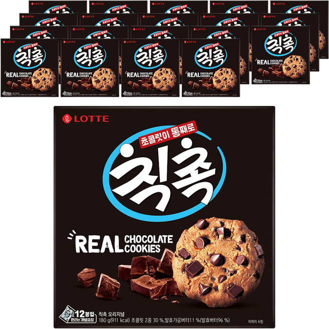LOTTE 樂天 Chik Chok 原味, 180g, 20個