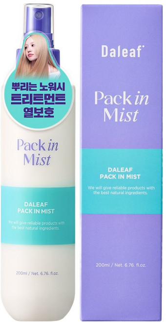 Daleaf Glam 免沖洗髮膜噴霧, 200ml, 1個