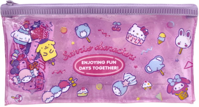 Sanrio 三麗鷗 小物收納拉鍊袋, 1個, 1個