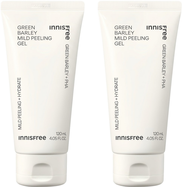 INNISFREE 台灣公司貨 青麥去角質凝膠面膜, 2個, 1個裝