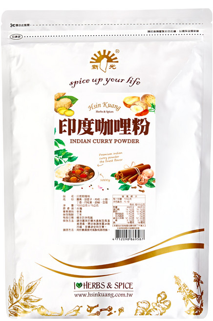新光洋菜 印度咖哩粉, 1kg, 1包