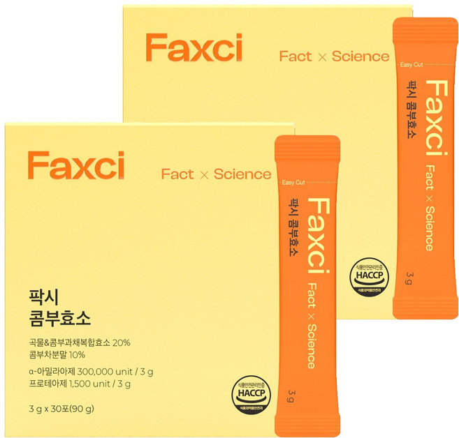 FAXCI 蔬果穀物酵素粉 30條, 90g, 2盒