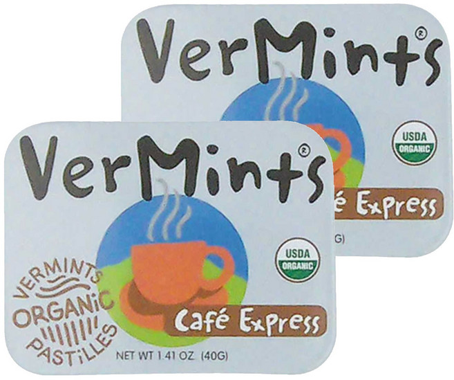 VERMINTS 美國有機清口糖 咖啡風味, 40g, 2盒