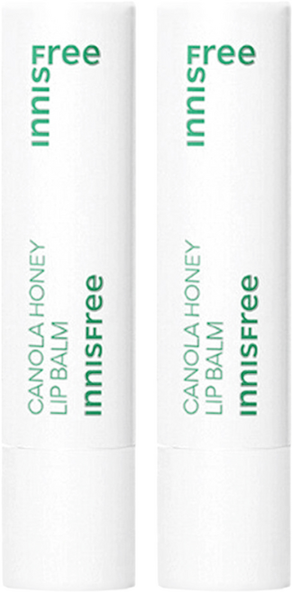 INNISFREE 台灣公司貨 超保溼護唇膏, 芥花糖蜜, 3.5g, 2支