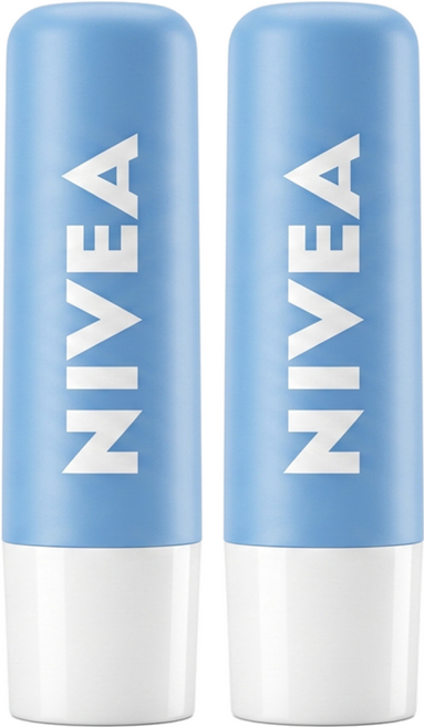 NIVEA 妮維雅 護唇膏, 2支, 4.8g, 極致保濕