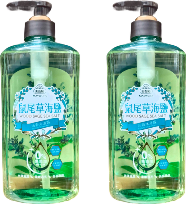 美吾髮 鼠尾草海鹽沁香沐浴露, 700ml, 2件