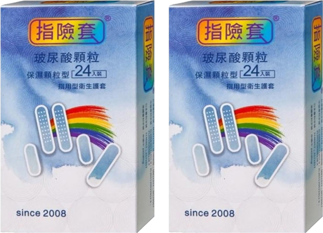 findom 指險套 玻尿酸顆粒版, 24個, 2盒