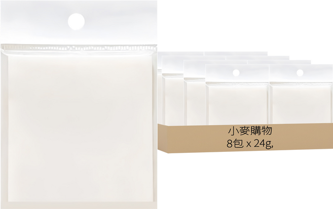 小麥購物 透明便利貼 G135 24g, 透明色, 8包, 1組