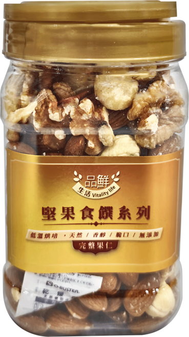品鮮生活 綜合堅果 大顆五寶, 400g, 1罐