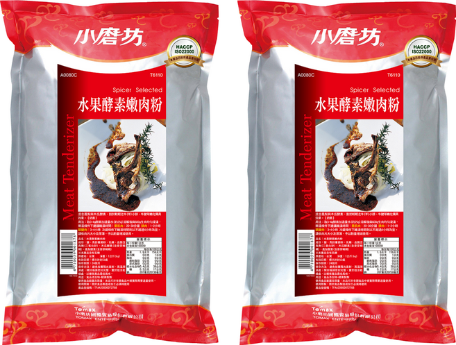 小磨坊 水果酵素嫩肉粉, 1kg, 2包
