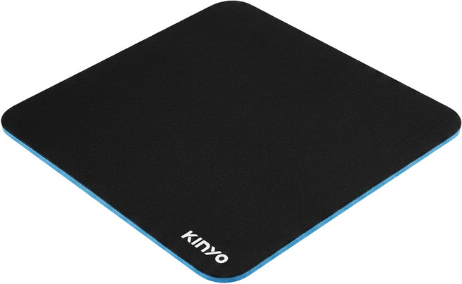 Kinyo 防滑滑鼠墊 3MM 厚 W 180 x H 220 x D 3mm, 黑色, 1個