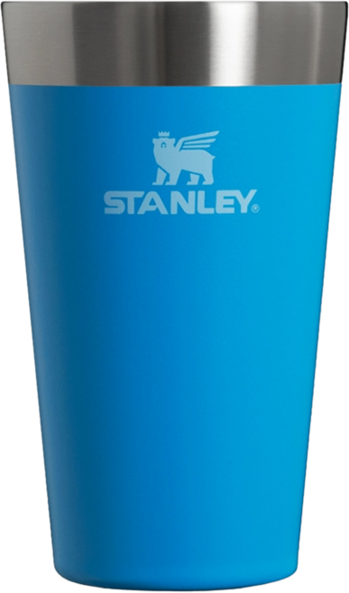 STANLEY 台灣公司貨 冒險系列 真空不銹鋼 品脫杯, 晴空藍, 1個, 470ml