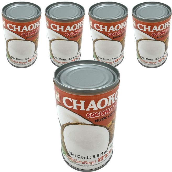 CHAOKOH 巧口椰漿, 165ml, 5個