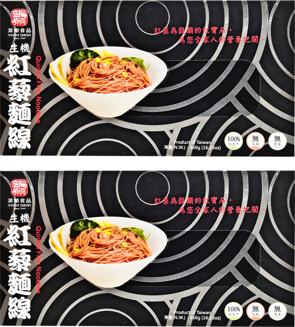 源順食品 生機紅藜麵線, 460g, 2盒