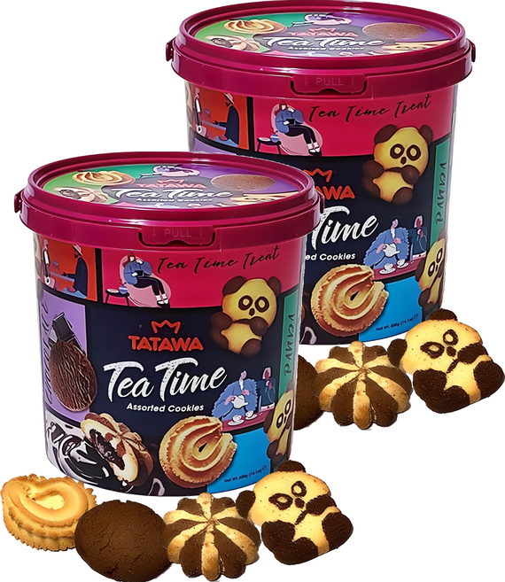 타타와 티타임 어쏘티드 쿠키, 400g, 2개