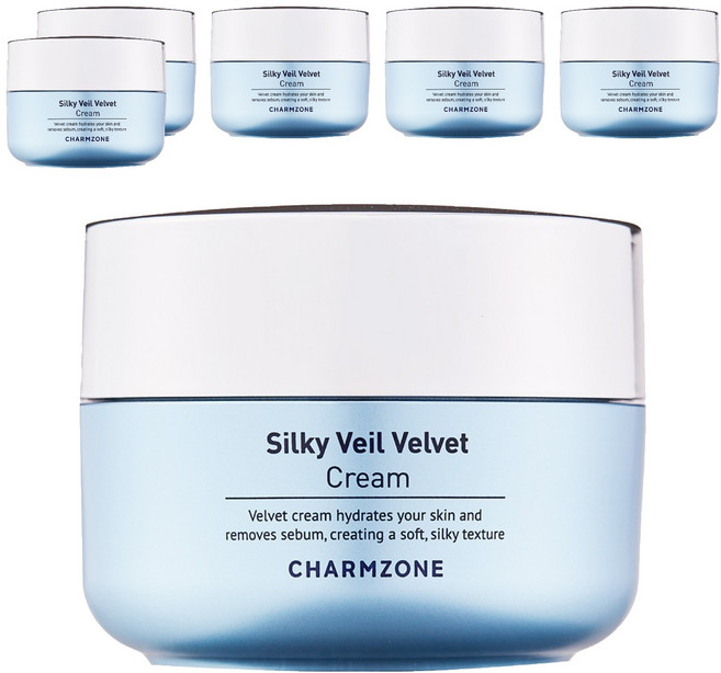 CHARMZONE 絲滑面紗絲絨霜, 50ml, 6罐