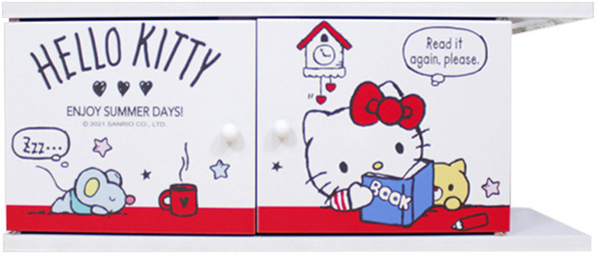 SANRIO 三麗鷗 防水洗手台收納櫃, HELLO KITTY 書房, 1個