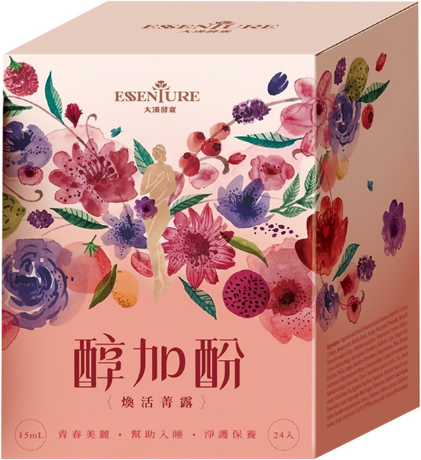 大漢酵素 醇加酚煥活菁露, 24包, 15ml, 1盒