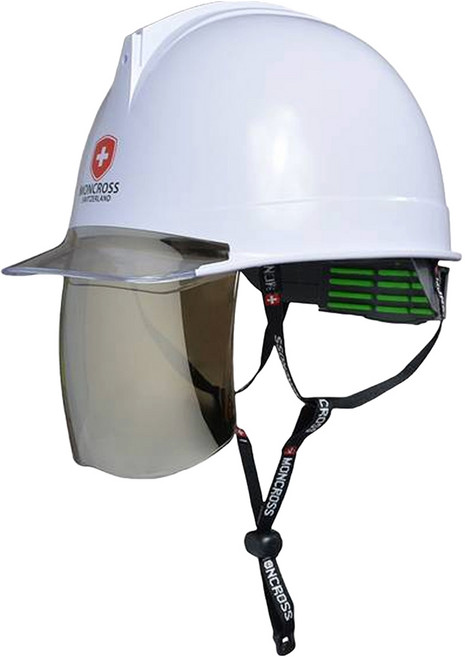 MONCROSS SWITZERLAND 高級頭盔型透明窗銀色護目鏡 DMS-S-330, 1個, 銀色