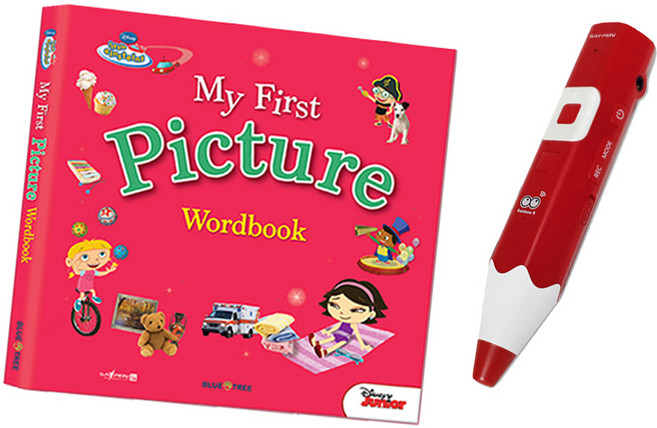 bluentree Rainbow B SayPen 64G 紅色 + 迪士尼首本圖畫字典 My Picture Wordbook 套組