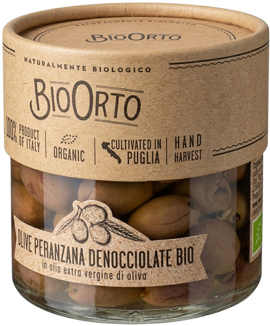 BIOORTO Pitted Olive 義式去籽橄欖 橄欖油, 190g, 1罐