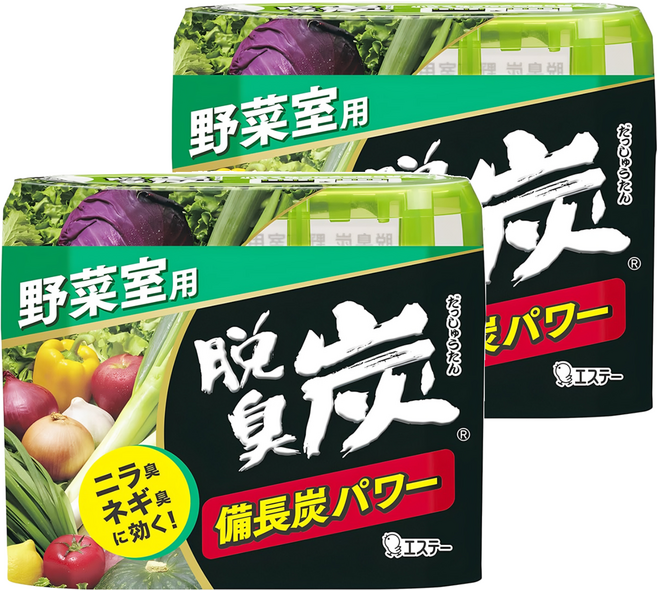 ST 雞仔牌 脫臭碳 野菜室用, 140g, 2盒