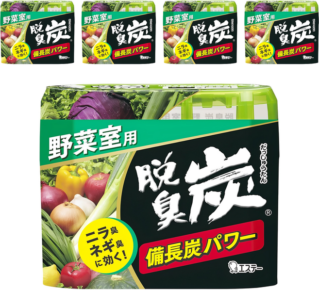 ST 雞仔牌 脫臭碳 野菜室用, 140g, 5盒