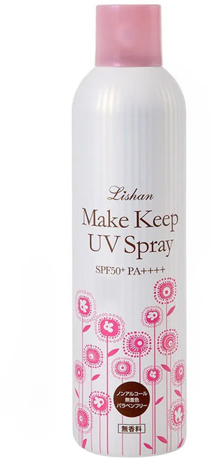 LISHAN UV 防曬噴霧 SPF50+ PA++++ BM 持妝款, 250g, 1個