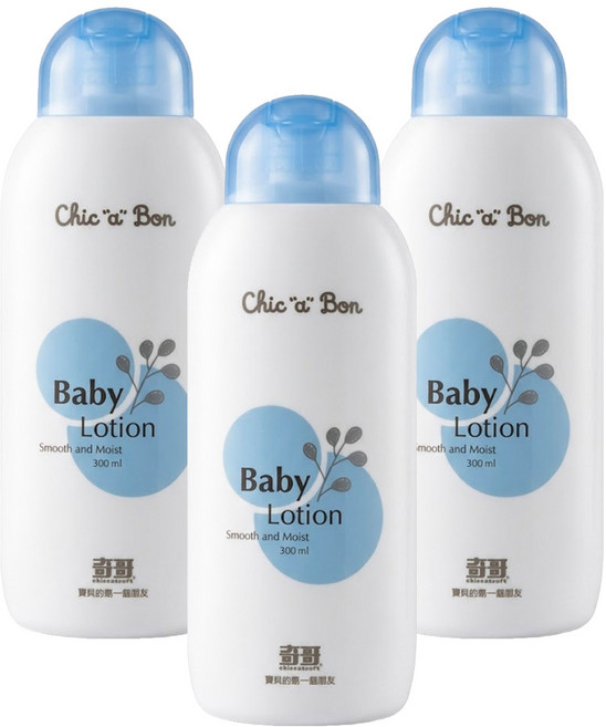 奇哥 Chic a Bon 嬰兒乳液, 300ml, 3瓶