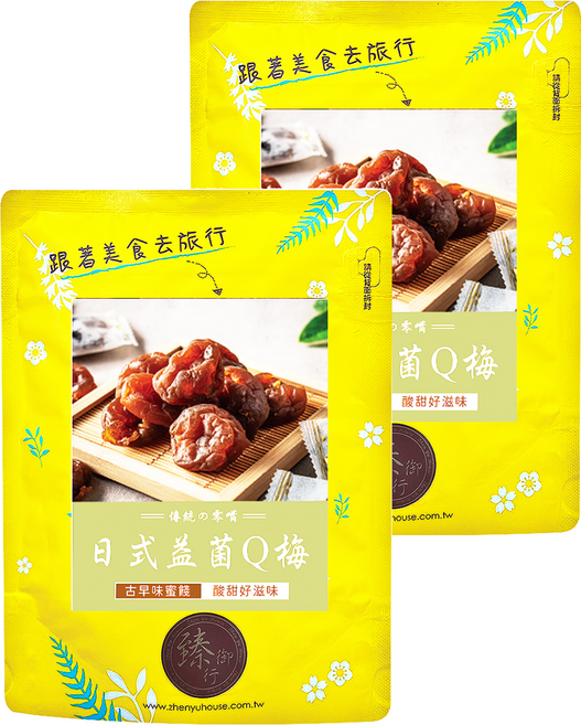 臻御行 日式益菌Q梅, 2袋, 100g