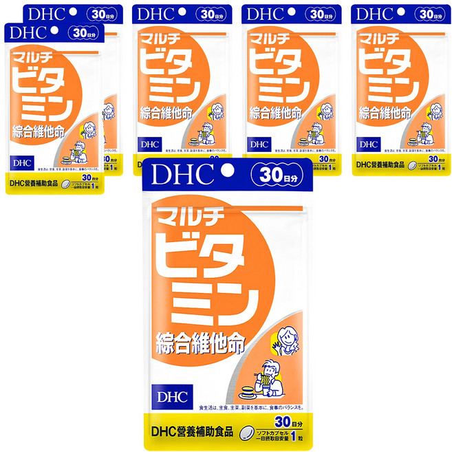 DHC 台灣公司貨 活力綜合維他命, 455mg, 30顆, 6包