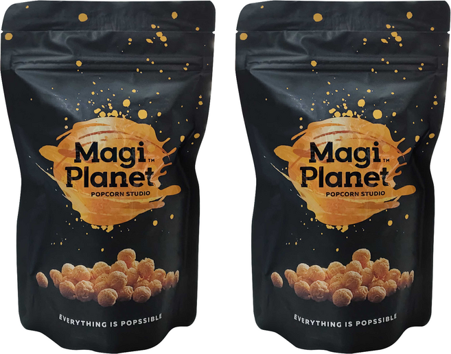 Magi Planet 星球工坊 爆米花 玫瑰鹽焦糖Crystal Salted Caramel, 110g, 2包