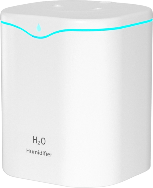 HONDONI 單頭噴霧空氣加濕薰香水氧機 2L, H1Q-W, 冰川白