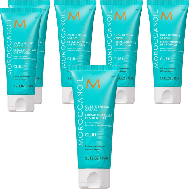 MOROCCANOIL 摩洛哥優油 台灣公司貨 捲度記憶塑型乳, 75ml, 6條
