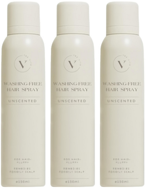 THE VITA 新森活 空氣蓬鬆乾洗髮 無香, 3瓶, 150ml