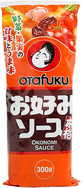 OTafUKU 御多福 大阪燒用醬, 300g, 1條