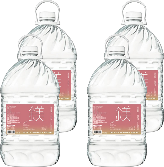 天然鎂 海洋深層水, 4個, 6.2L