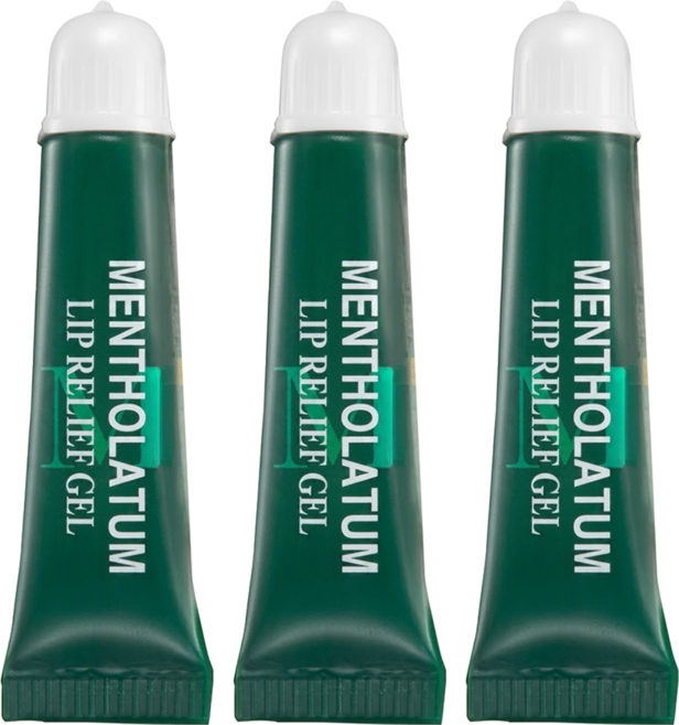 MENTHOLATUM 曼秀雷敦 薄荷潤唇凍膏, 3條