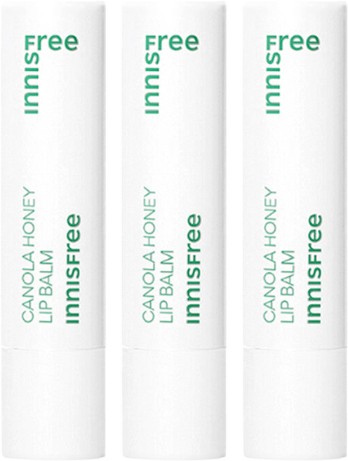 INNISFREE 台灣公司貨 超保溼護唇膏, 芥花糖蜜, 3.5g, 3支