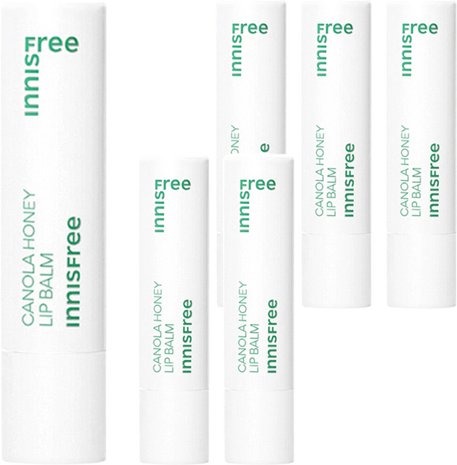 INNISFREE 台灣公司貨 超保溼護唇膏, 芥花糖蜜, 3.5g, 6支